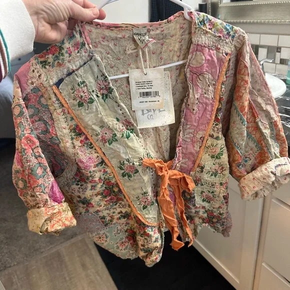 NWT Magnolia Pearl Klamkari Andhra Wonderland Jacket - Picture 4 of 12